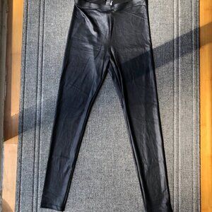NWOT Forever 21 Black Faux Leather Leggings